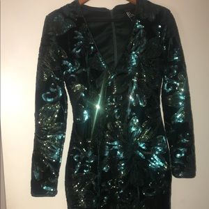Sequin mini dress